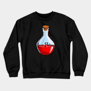 LOVE POTİON  - pixelart Crewneck Sweatshirt